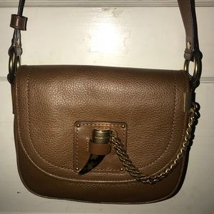 Michael Kors saddle bag - dark caramel